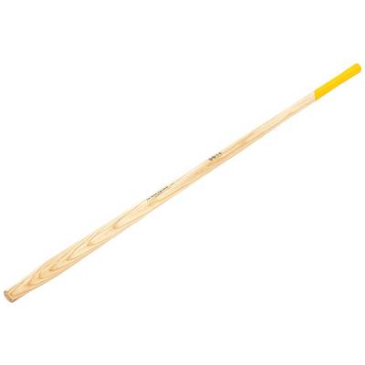 A long wooden rod with a yellow tip.