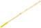 A long wooden rod with a yellow end.