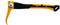 An orange and black hand hook with a non-slip grip. Ideal for lifting and transporting wood.