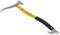 Hand billhook with a yellow and black handle, curved head, and hook at the end. Suitable for pulling branches or as a forestry tool.