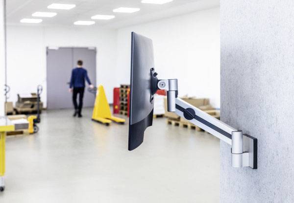 Durable Monitor wall mount 509023 1 Display(s) 53,3 cm (21") - 96,5 cm (38") Silver Rotatable, Tiltable-8