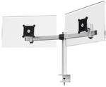 durable monitor holder for 2 monitors, table clamp