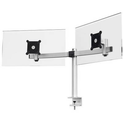Durable 508523 Monitor desk mount 2 Display(s) 53,3 cm (21") - 68,6 cm (27") Silver Rotatable, Tiltable, Height-adjustab-10
