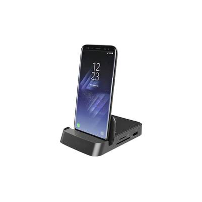 Image of Digitus USB 3.0 Typ-C™ Smartphone Docking Station USB-C® USB 3.2 (Gen 1) Mobile phone docking station Black