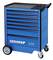 A blue toolbox trolley with seven drawers and two large wheels. Inscription: 'GEDORE No. 2005 Made in Germany'.