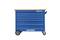 Large blue tool trolley by Gedore with the inscription '1507 XL', fitted with multiple drawers and wheels.