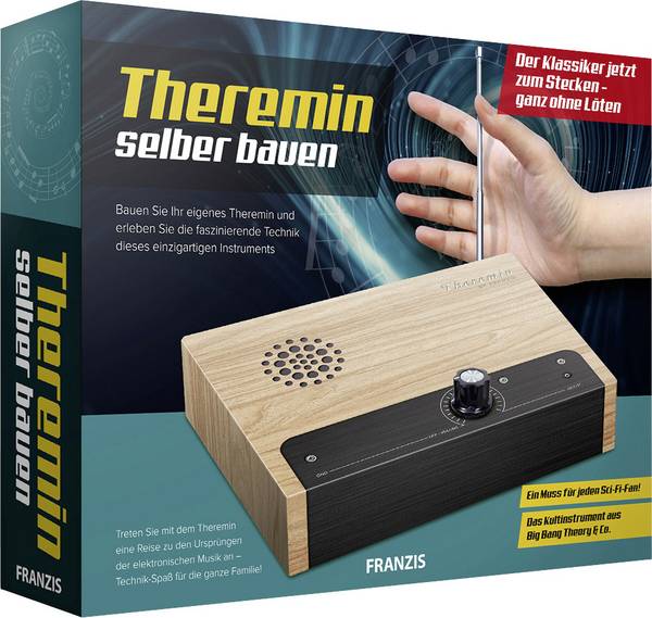 FRANZIS Theremin selber bauen Assembly kit 14 years and over Connector clips