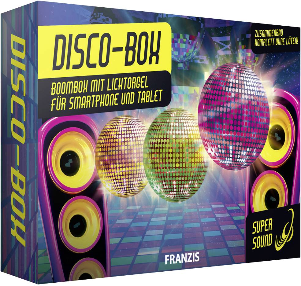 Image of Franzis Verlag 67082 Disco-Box Assembly kits, Sound & Light Assembly kit 14 years and over