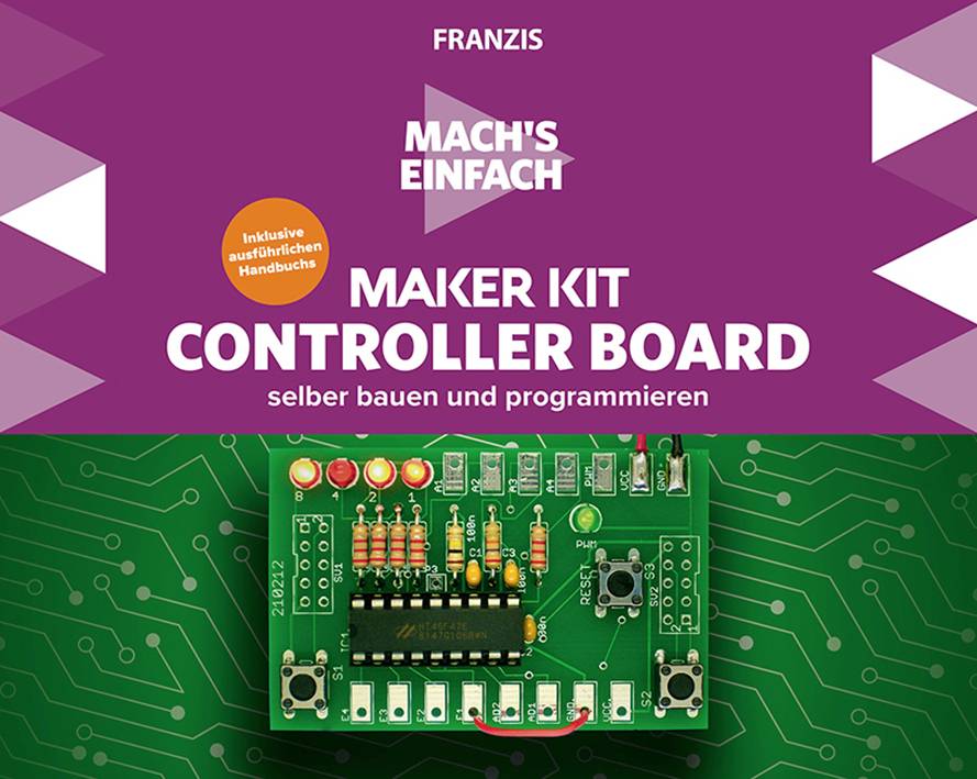 Franzis Verlag 67099 Mach's einfach - Controller Board Science, Programming Maker kit 14 years and over-1