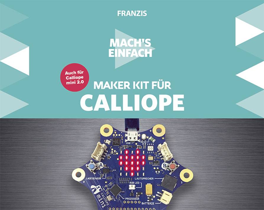 FRANZIS 67132 Mach's einfach - Calliope Science, Programming Science kit (box) 14 years and over-1