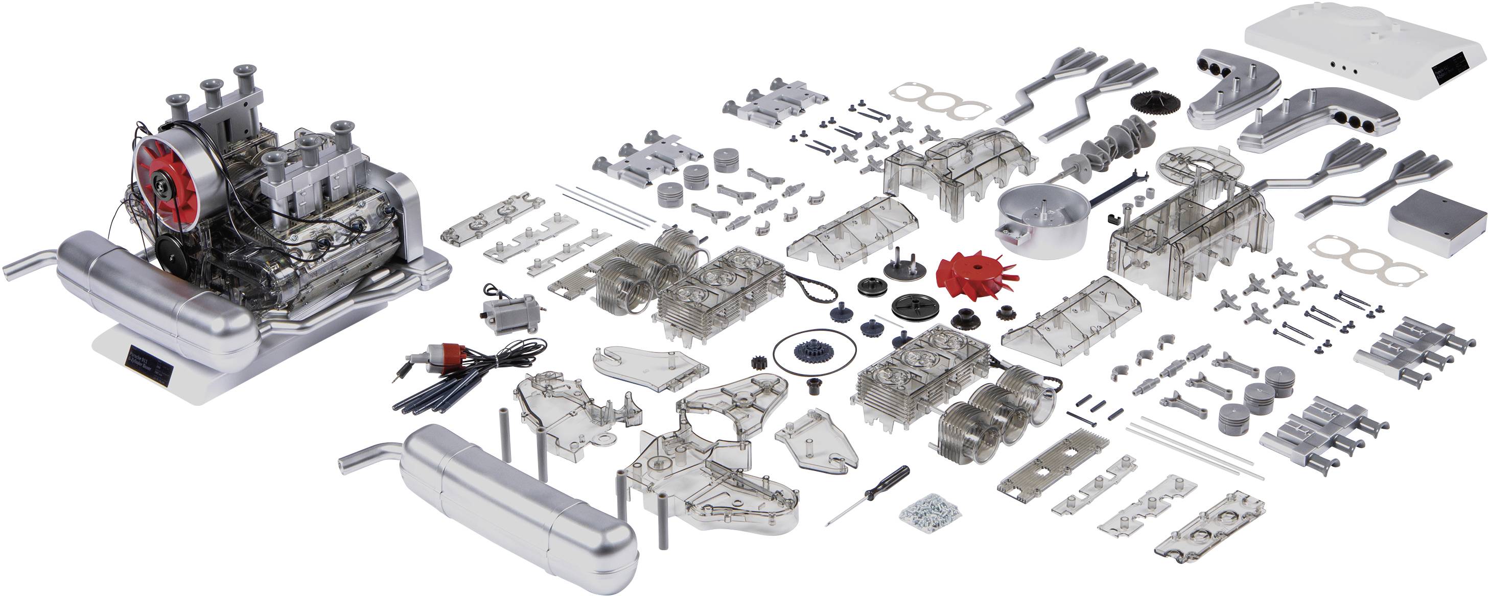 Franzis Verlag 911 Boxermotor 67140 Assembly kit 14 years and over