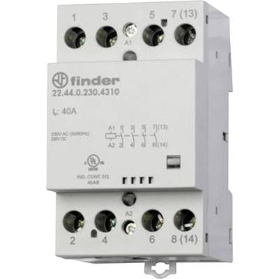 Finder 22.44.0.024.4717 Remote switch  3 makers, 1 breaker  24 V     1 pc(s)