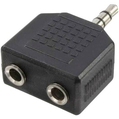 LogiLink CA1002 Adapter Jack Audio/phono Adapter Black