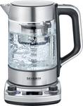 Severin glass tea/coffee maker with auto-lift function