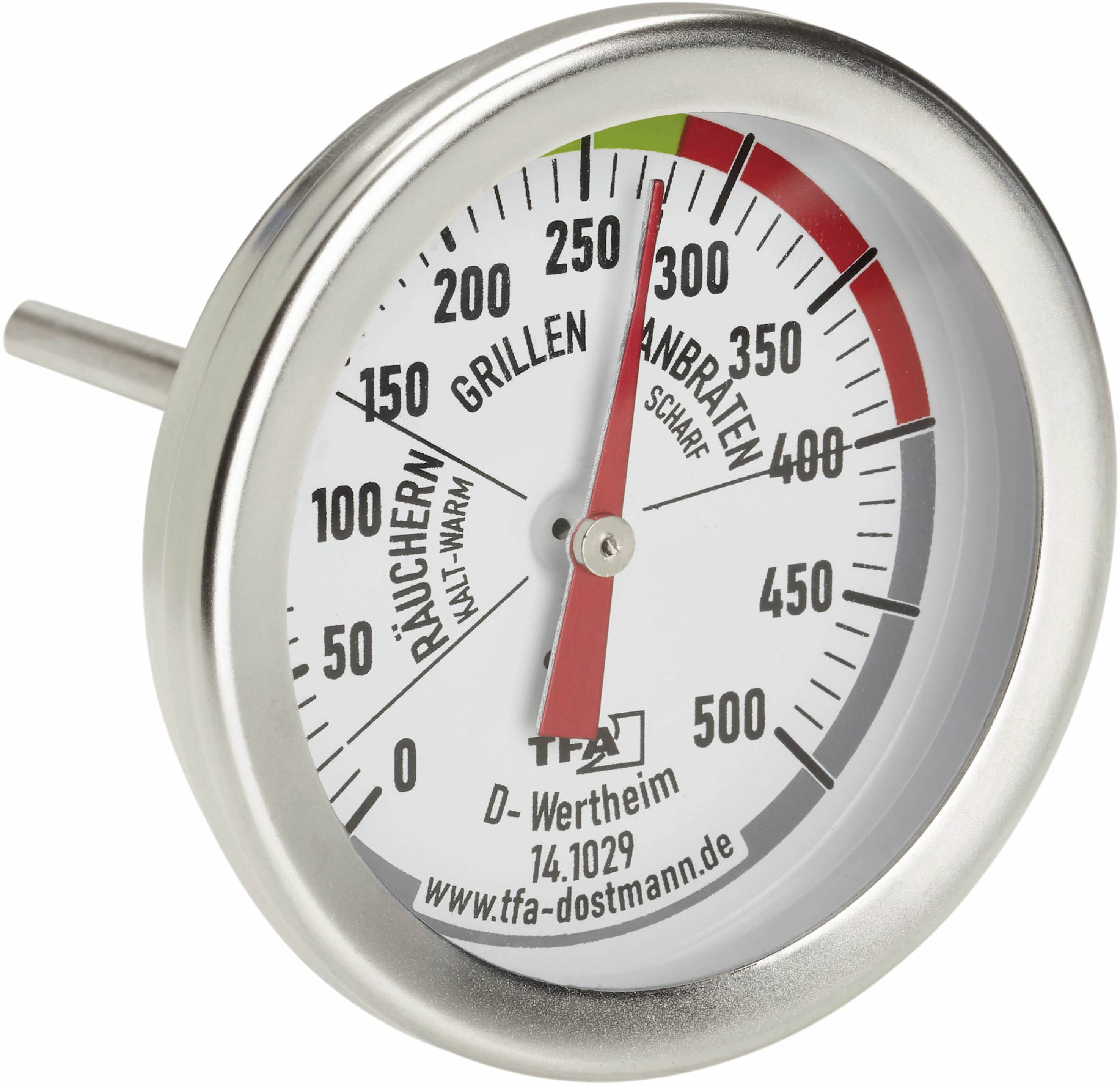 TFA Dostmann BBQ Grill Smoker BBQ thermometer Stainless steel