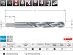 RUKO 2004135 HSS-G Twist drill bit 13.5 mm Total length 160 mm DIN 338 1 pc(s)