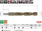 RUKO 2005140 HSSE-Co 5 Twist drill bit 14 mm Total length 160 mm DIN 338 1 pc(s)