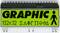 A green display shows the word 'GRAPHIC' and a running figure. Underneath it reads '132x32 ΣλωΓΠΌΔ'.