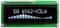 An LCD display shows 'EA W162-X3LW' and beneath it a bar graph with rising and falling bars in a row.