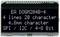 'EA DOGM204B-4 LCD Display, 4 Lines, 20 Characters per Line, 4.8 mm Character Height. Supports SPI, I2C and 4-8 Bit Interfaces.'