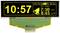 Alarm Display: Time '10:57', Date '25 July'. Alarm Times: '7:30 On', '8:45 Off'. Days of the Week: 'Mon Tue Wed Thu Fri Sat Sun'.