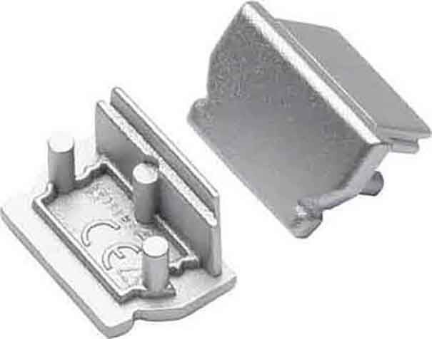 Brumberg 53052260 Endpiece Aluminium (W x H) 18 mm x 11 mm 1 pc(s)