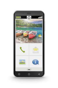 Emporia SMART.5mini Smartphone  64 GB 12.6 cm (4.95 inch)  Black Android™ 13 Single SIM