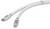White cable with a USB-C and a Lightning connector.
