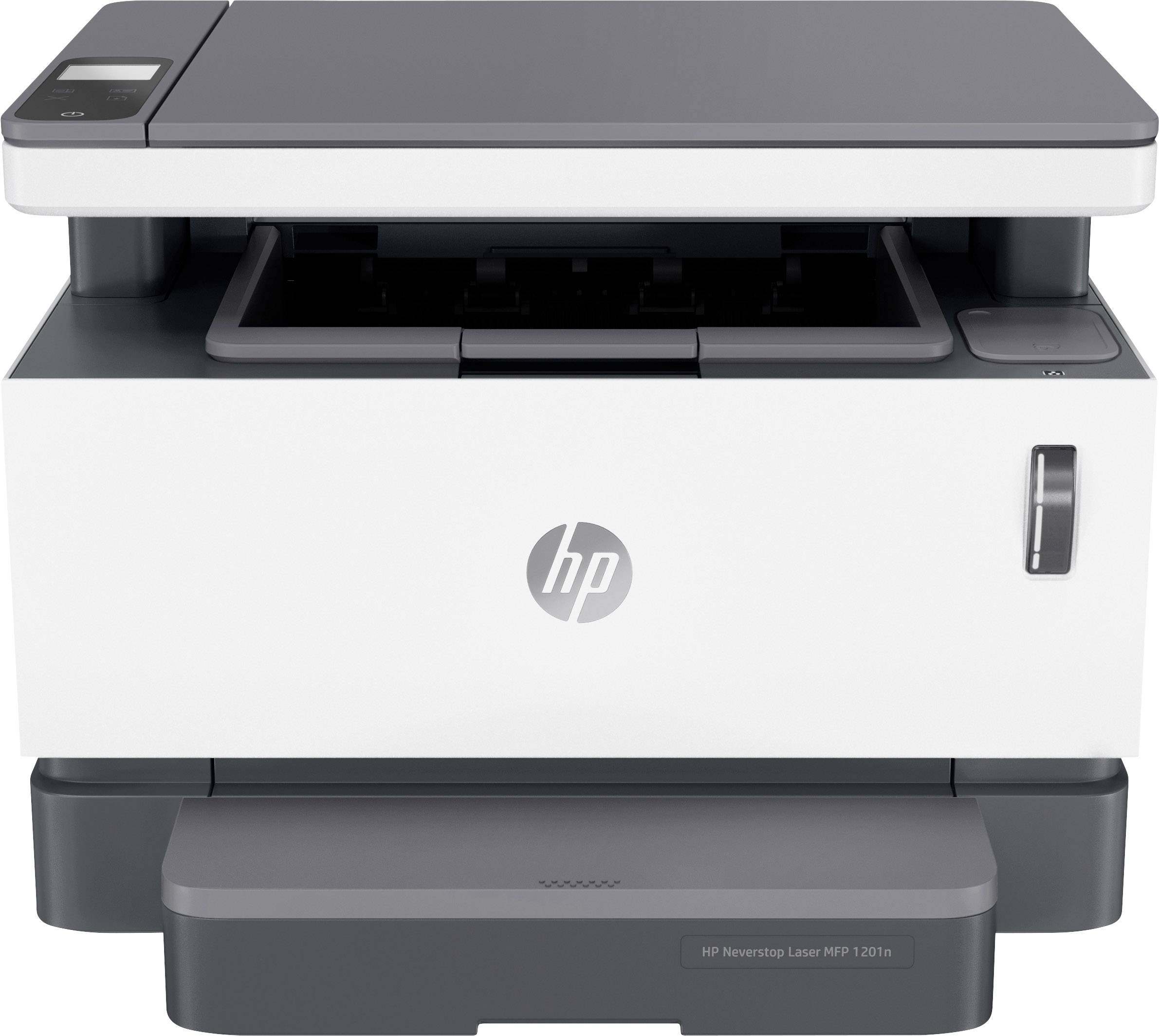 HP Neverstop Laser MFP 1201n Mono laser multifunction printer A4 Printer, scanner, copier Toner refill system, LAN