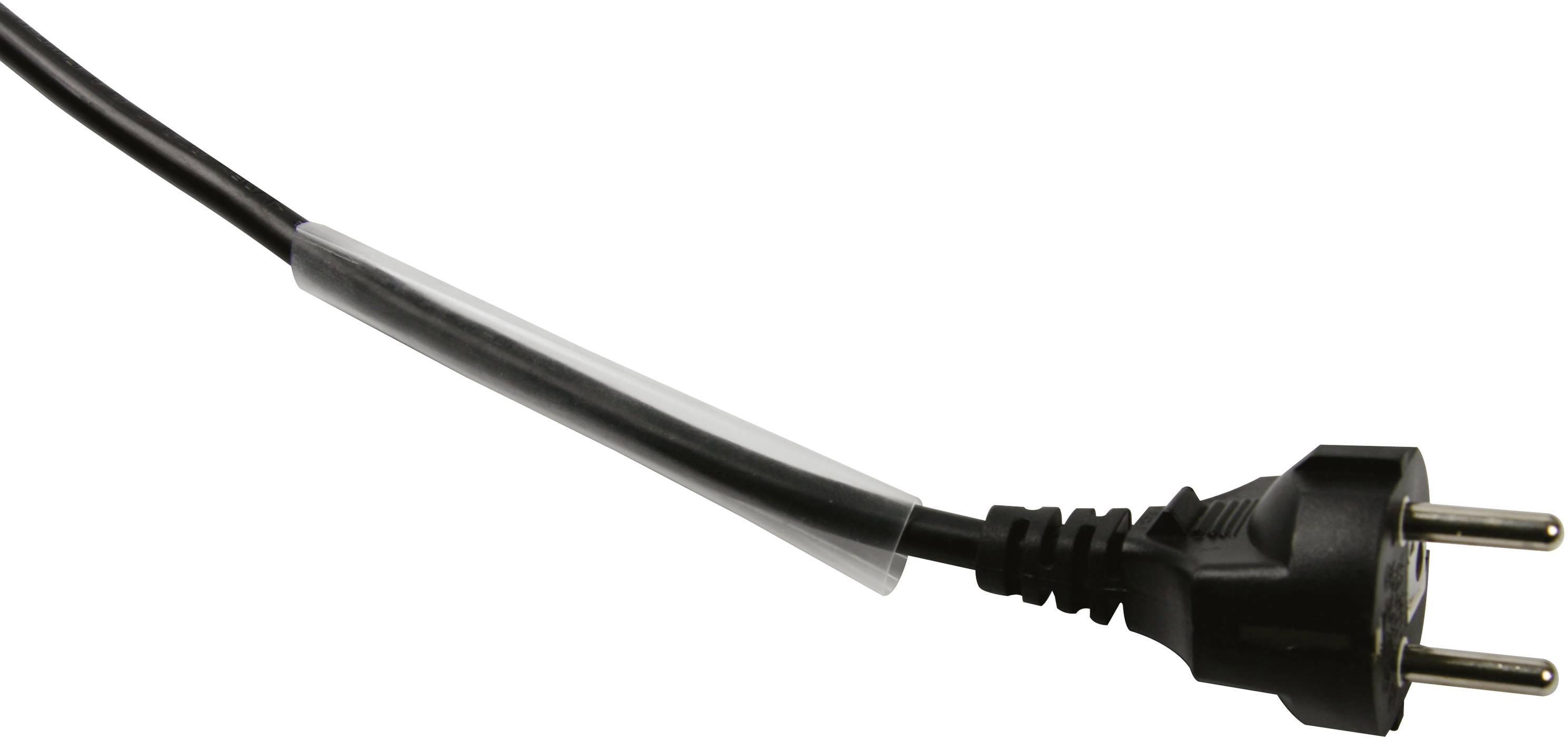 A black power cable with a Europlug, which is suitable for connection to European electrical sockets.