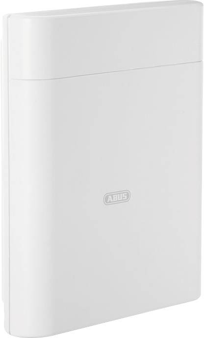 A white, rectangular device with rounded corners. The 'ABUS' logo is located in the centre.