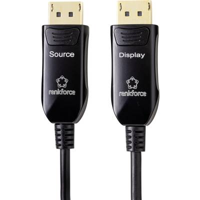 Buy Renkforce Fibreglass / DisplayPort Cable DisplayPort plug ...