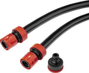 TOOLCRAFT  TO-6897048 19 mm 3/4" 1 pc(s) Black Garden hose 2 m