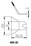 Soldering iron tweezers solder tip / nozzle for 2266985