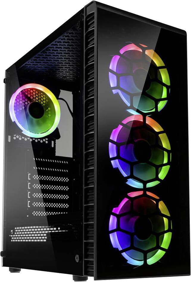 Kolink OBSERVATORY LITE Midi tower Game console casing Black