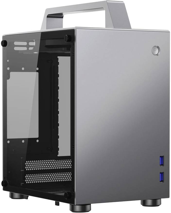 Jonsbo T8 SILVER Mini tower PC casing, Game console casing Silver