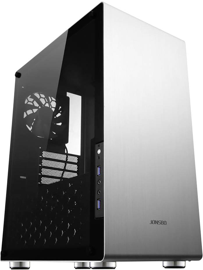 Jonsbo U4 SILVER Midi tower Game console casing, Casing Silver