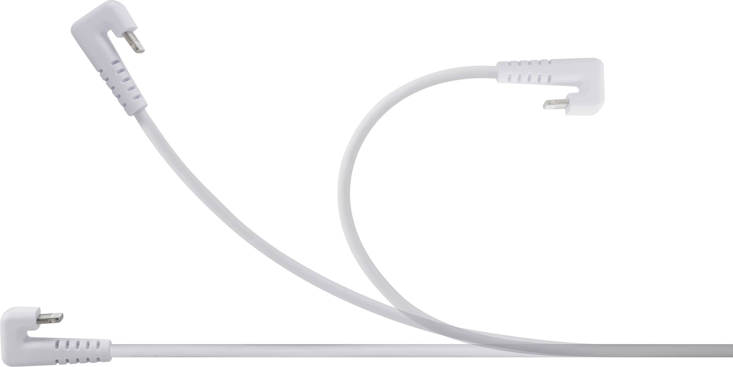 Renkforce USB cable USB 2.0 USB-A plug, Apple Lightning plug 1.00 m White RF-4598340-2