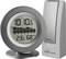 Digital barometer with round display shows 24-hour air pressure trend, temperature '23.5°C' and humidity '68%'.