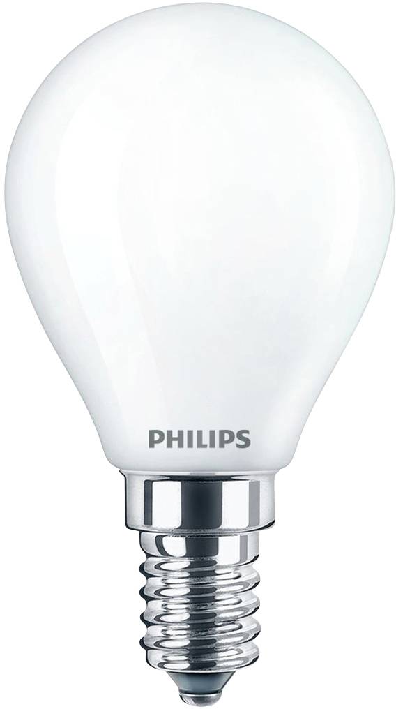 Philips LED 76279700 LED (monochrome) EEC F (A - G) E14 4.3 W = 40 W Cool white (Ø x L) 4.5 cm x 8 cm 1 pc(s)-0