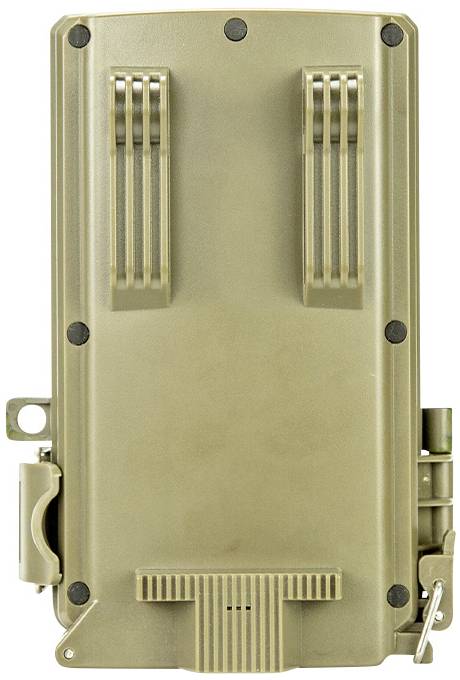 A light brown, rectangular device with a textured grip and metal brackets on the sides.
