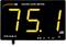 Digital sound level meter displays '75.1 dB'.