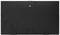 The image shows the rear of a large, black flat-screen television with multiple mounting points and connections.