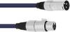 Omnitronic 3022010N XLR Cable [1x XLR plug 3-pin - 1x XLR socket 3-pin] 5.00 m Blue
