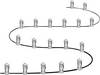 LEDVANCE 4058075478558 SMART+ GARDEN SPOT MINI RGBW WIFI 18pcs LED garden light LED (monochrome) Built-in LED 4.7 W Clear