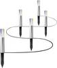 LEDVANCE 4058075478213 SMART+ GARDENPOLE MULTICOLOR RGBW WIFI LED garden light LED (monochrome) Built-in LED 5.7 W Silver