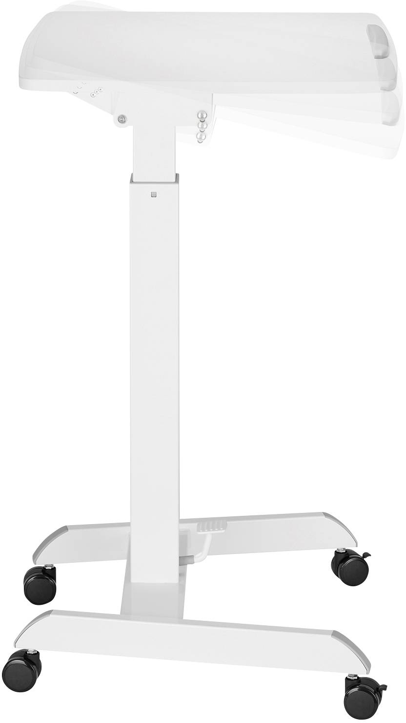 'Mobile Magnifying Lamp on Telescopic Stand with Wheels, Height-Adjustable, White, Suitable for Cosmetic Treatments and Detailed Work.'
