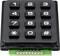 Black numerical keypad with keys from 0 to 9, plus '*' and '#', commonly used for number input.