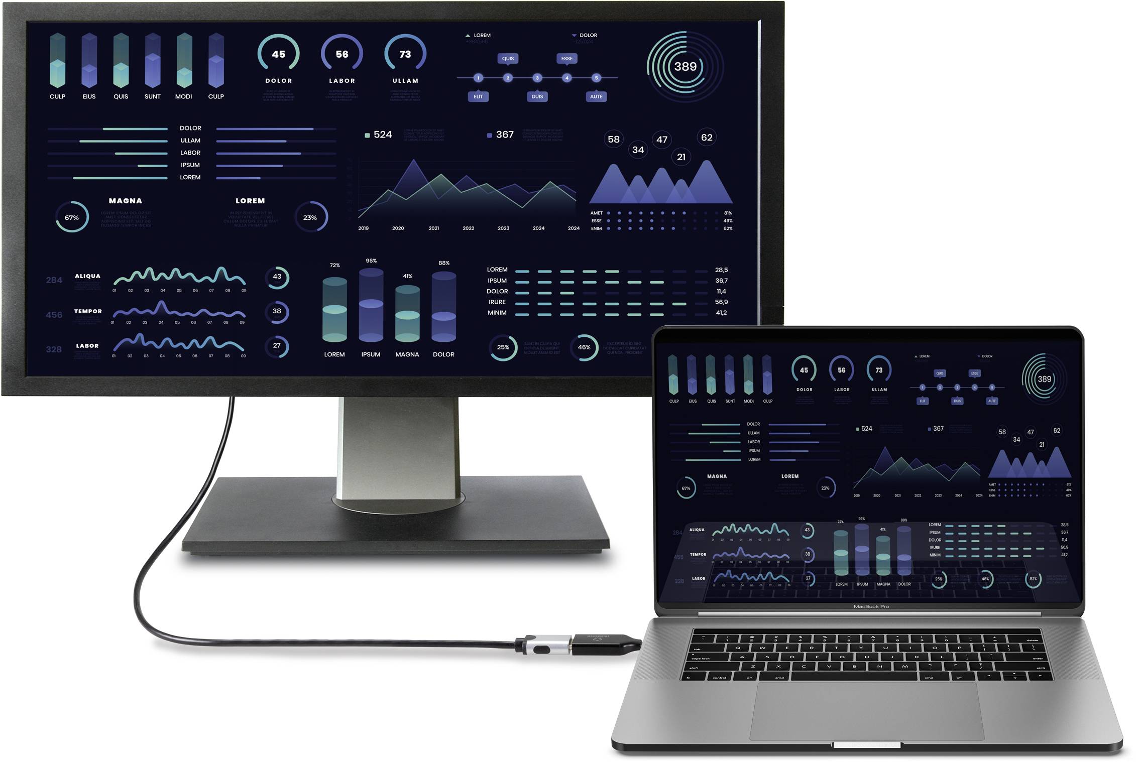 Renkforce RF-4600986 USB-C® / HDMI Adapter [1x USB-C® plug - 1x HDMI socket] Black-2