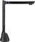 Compact, matt black document camera with flexible arm and integrated LED strip, suitable for presentations or training sessions.